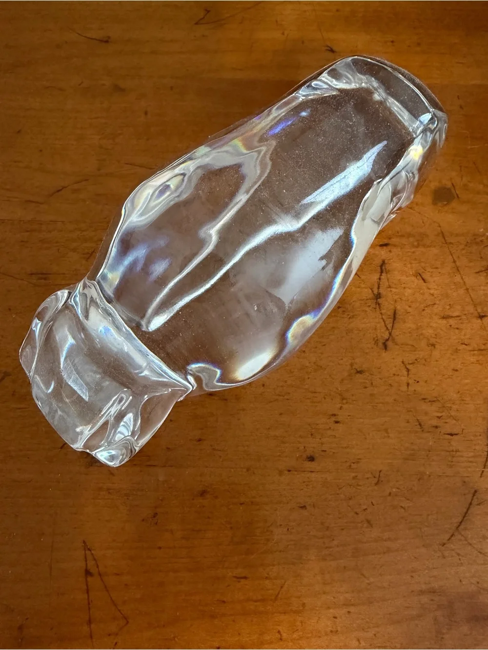 Tiffany Crystal Bull paperweight-Rare Find